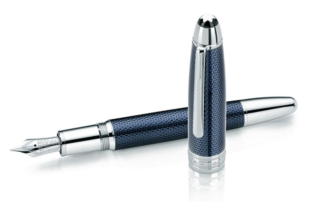 A Montblanc blue hour legrand fountain - Foto: reprodução