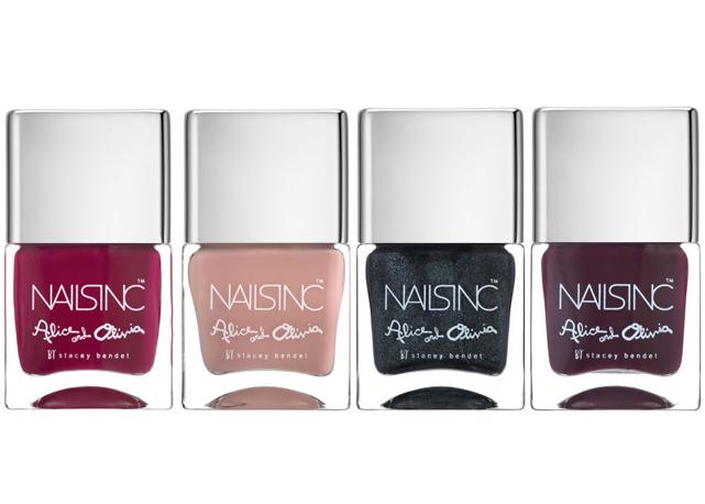 Os esmaltes Black Diamond, Next to Nothing, Midnight Merlot e Rose and Poetry £ 15 ( cerca de R$ 80) - Foto: reprodução