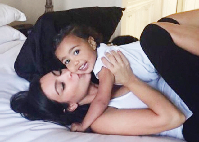 Kim com sua filha North - Foto: reprofução/ Instagram