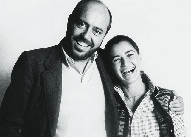Gloria Kalil e Elio Fiorucci em uma das suas visitas ao país - Foto: arquivo pessoal