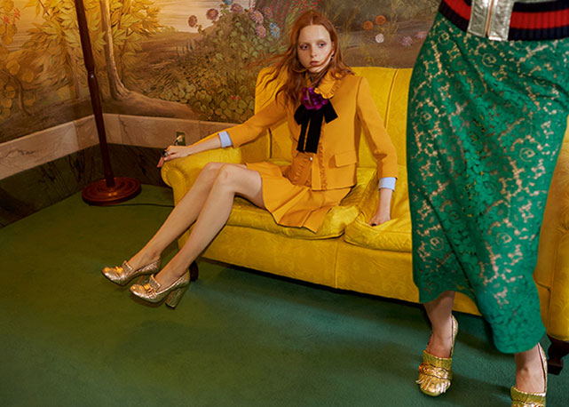 Uma das fotos da campanha Cruise 2016 da Gucci! Foto: divulgação