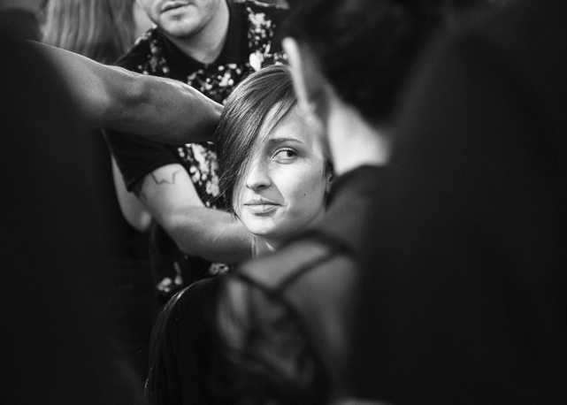Waleska Gorczevski se prepara para o desfile da PatBo - Foto: Ludimila Bernardi