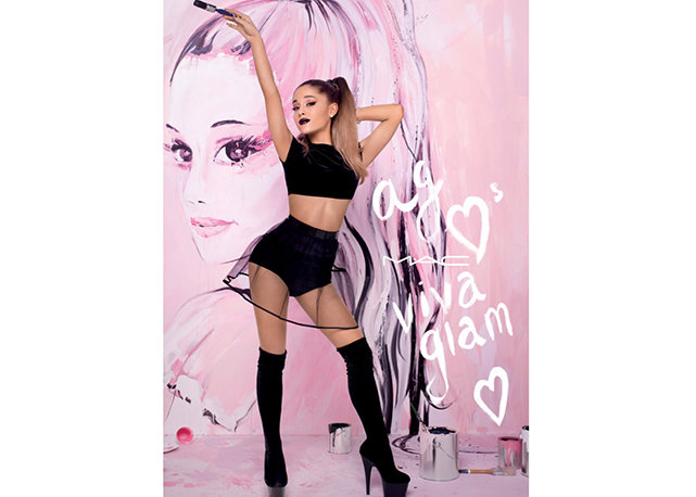 Ariana Grande na campanha da VIVA GLAM - Foto: reprodução