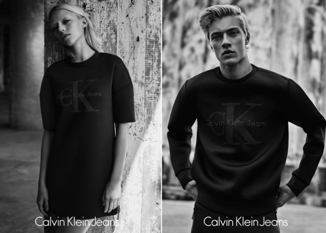Os irmãos Lucky Blue Smith e Pyper America Smith para a Calvin Klein - Foto: Rory Payne