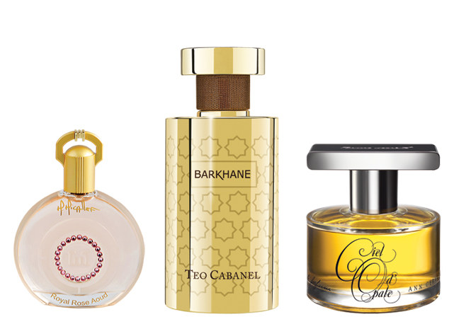 Da esquerda para à direita: Royal Rose Aoud M. Micallef (R$ 1.459),  Barkhane Teo Cabanel (R$ 1.459) e Ciel d'Opale Ann Gérard (R$ 769) - Fotos: reprodução