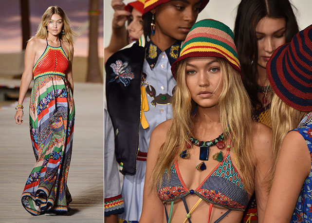 Gigi Hadid no último desfile da marca - Fotos: Getty Images