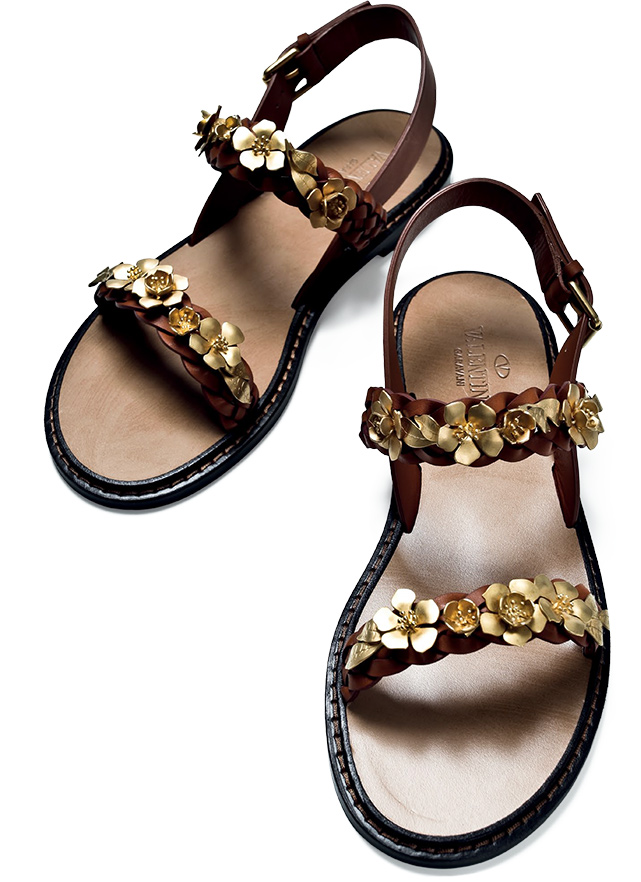 Sandálias Valentino R$ 5650 - Foto: Divulgação