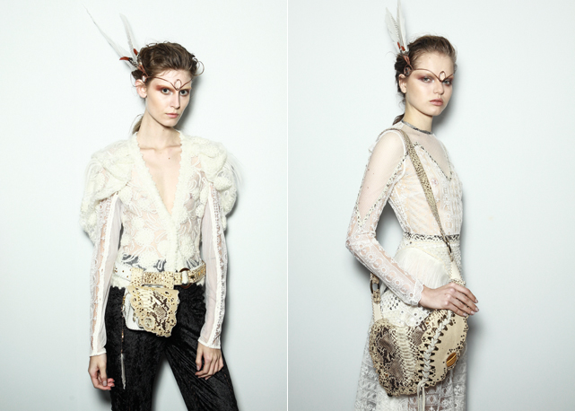 Cliques do backstage no SPFW do desfile de Helô Rocha - Foto: reprodução