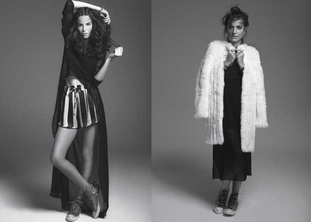 Foto: Giovana Refatti, stylist de Bazaar, e Lu Lima, que também assina o styling das fotos