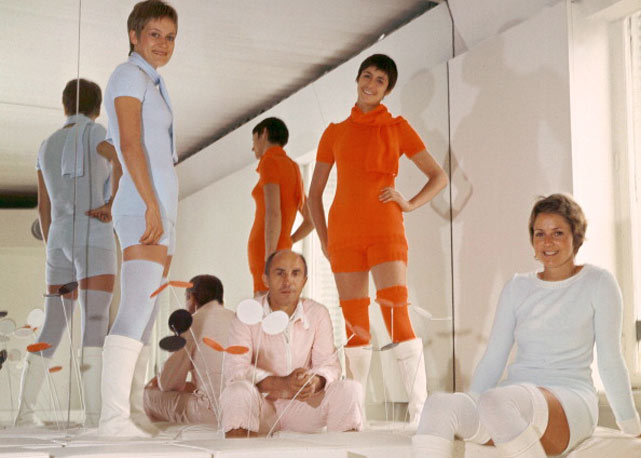André Courrèges e suas criações - Foto: reprodução 