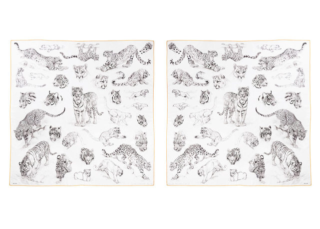 Lenço Hermès de seda: Carré Couture - Foto: reprodução