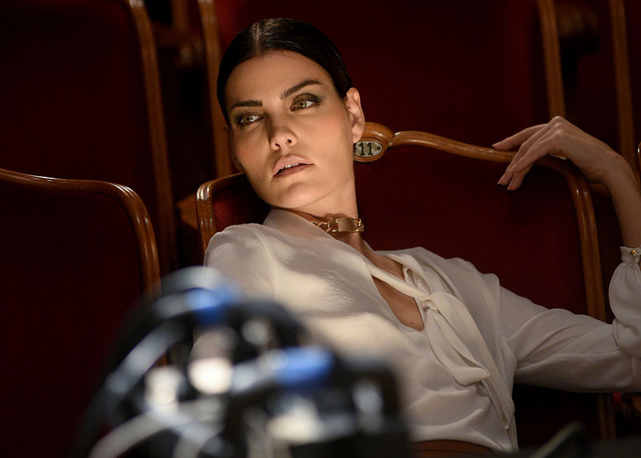 Luciana Curtis fazendo as fotos - Foto: divulgação