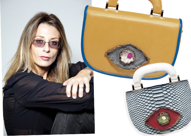 A designer e suas criações - Foto: reprodução