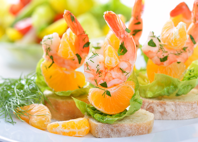 Bruschetta de Camarão com Mexirica - Foto: divulgação
