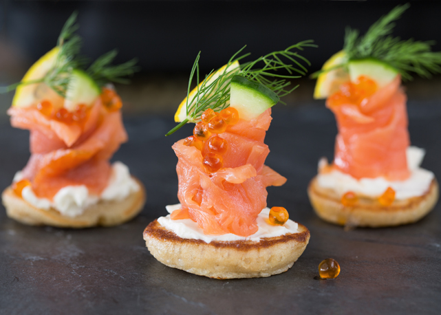 Blini de salmão - Foto: divulgação