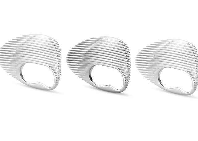 Uma das peças da coleção-cápsula de Zaha Hadid para Georg Jensen - Foto: reprodução