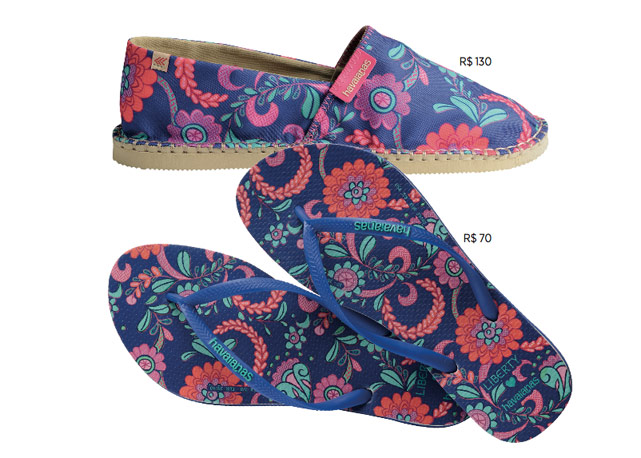 A parceria Havaianas + Liberty - Foto: reprodução