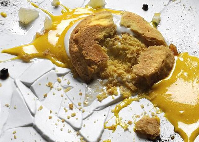Um dos pratos da Osteria Francescana - Foto: divulgação