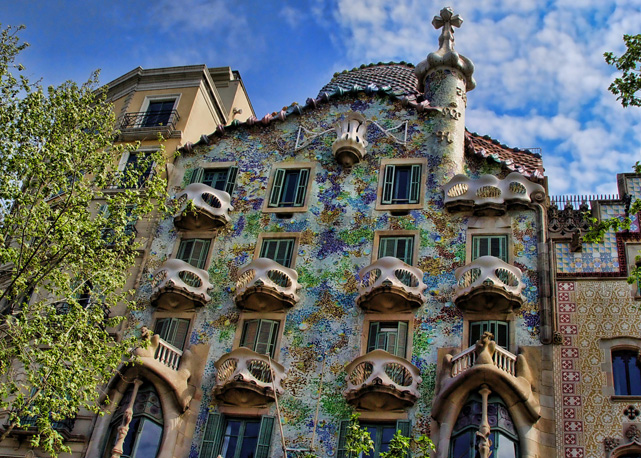 Casa Batlló de Antoni Gaudí -  Foto: divulgação