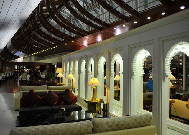 O Emirates First Class Lounge em Dubai, nos Emirados Árabes - Foto: divulgação
