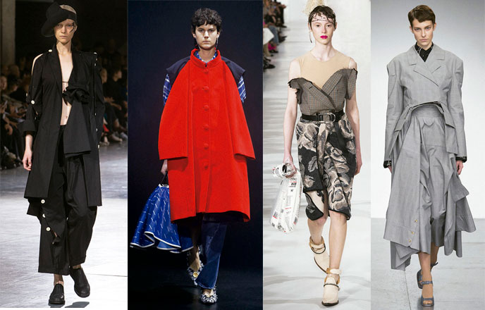 Yohji Yamamoto, Balenciaga, Maison Margiela e Awake, Verão 2018 - Fotos: Divulgação