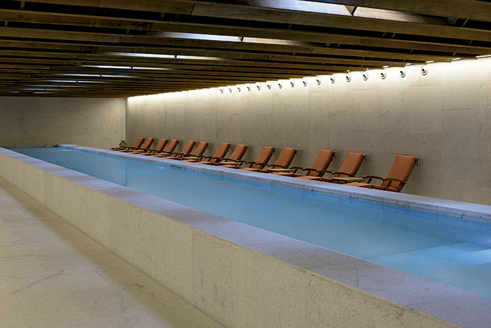 Piscina aquecida do spa - Foto: Divulgação/ Daniel Pinheiro