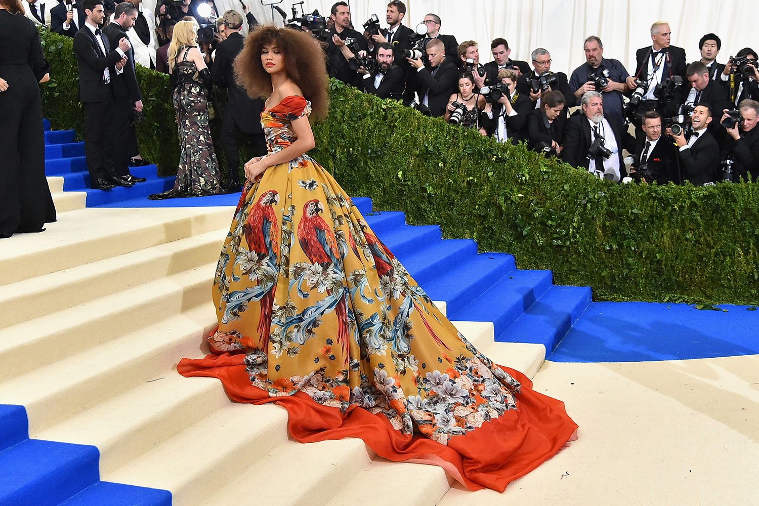 Zendaya de Dolce & Gabbana Alta Moda, em 2017