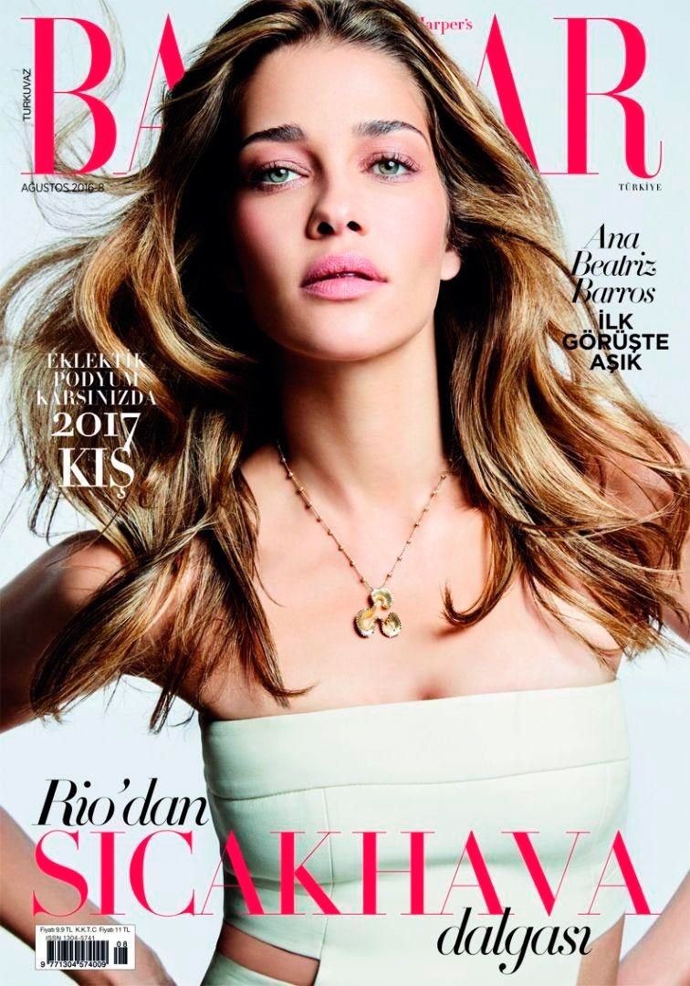 Harper's Bazaar Turquia, agosto de 2016 - Foto: Divulgação
