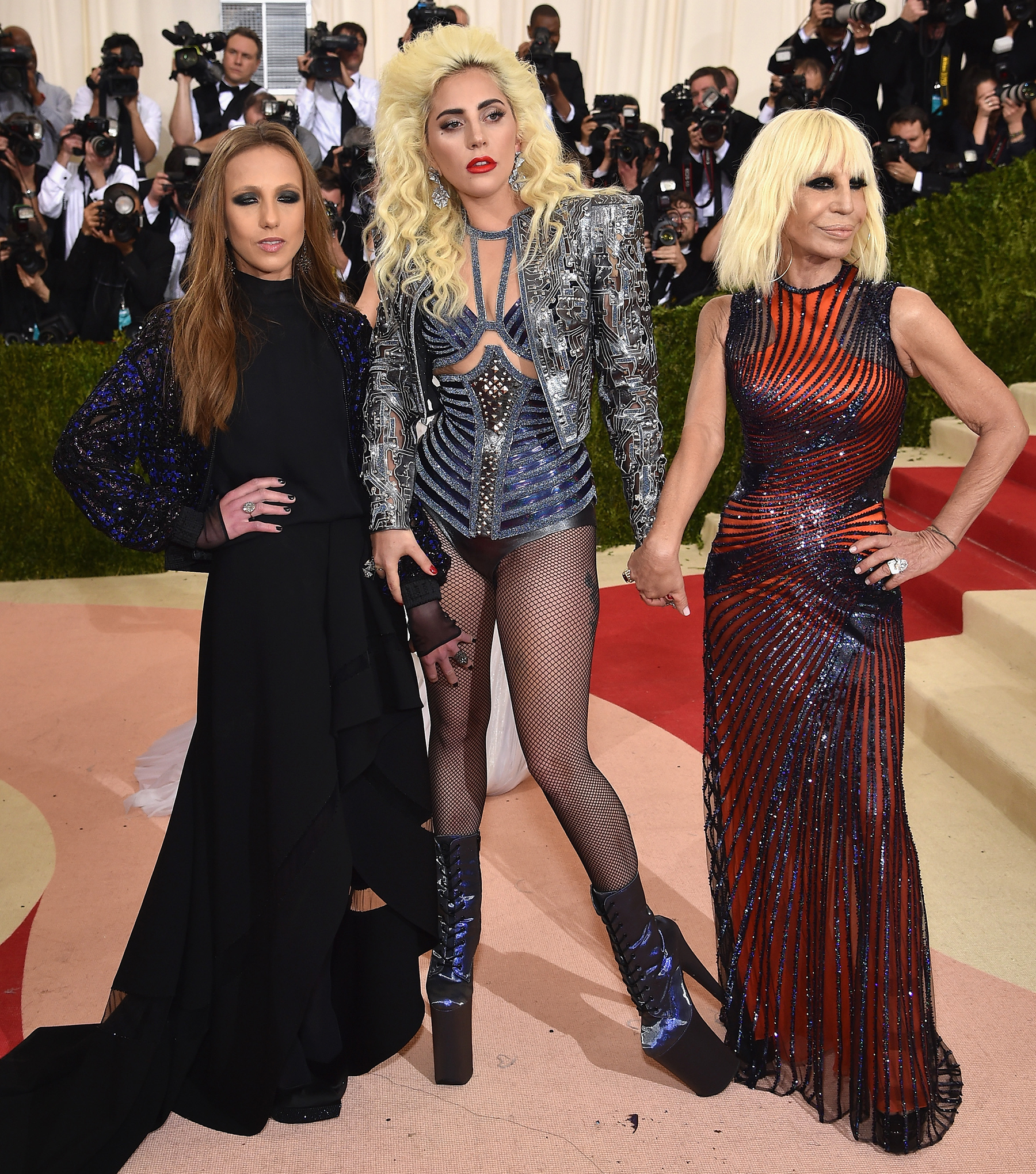 Com Allegra e Lady Gaga - Foto: Getty Images