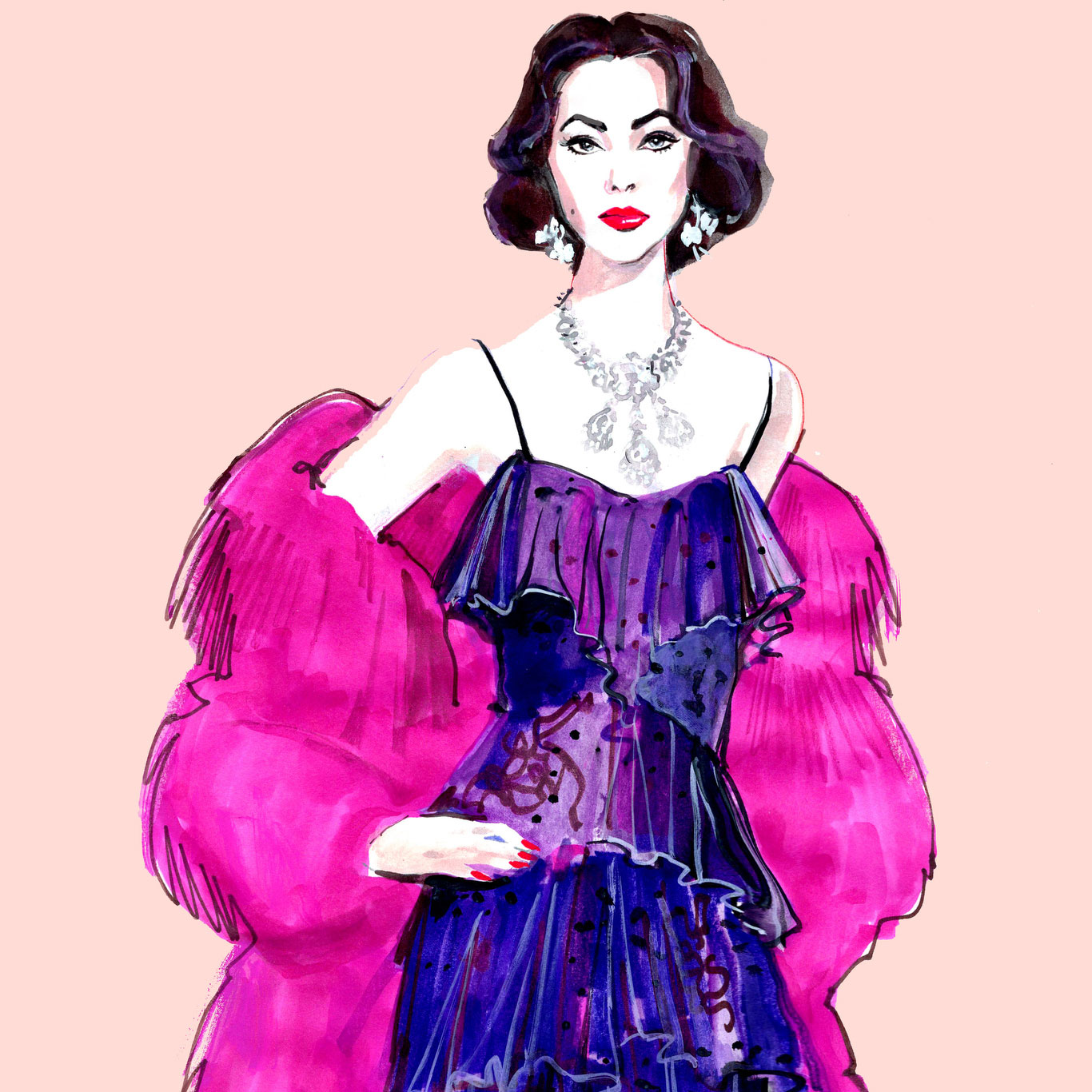 Elizabeth Taylor de Givenchy - Foto: Divulgação