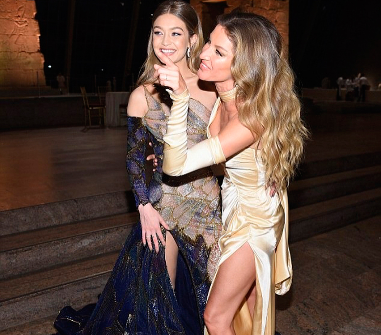 Gigi Hadid com Gisele Bündchen - Foto: Reprodução/Instagram