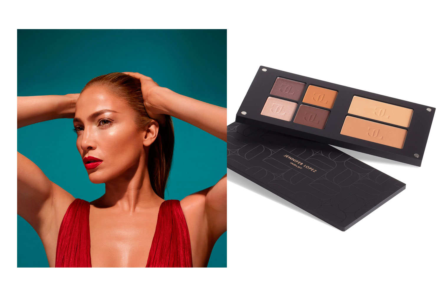 Jennifer Lopez e a Inglot - Fotos: Divulgação