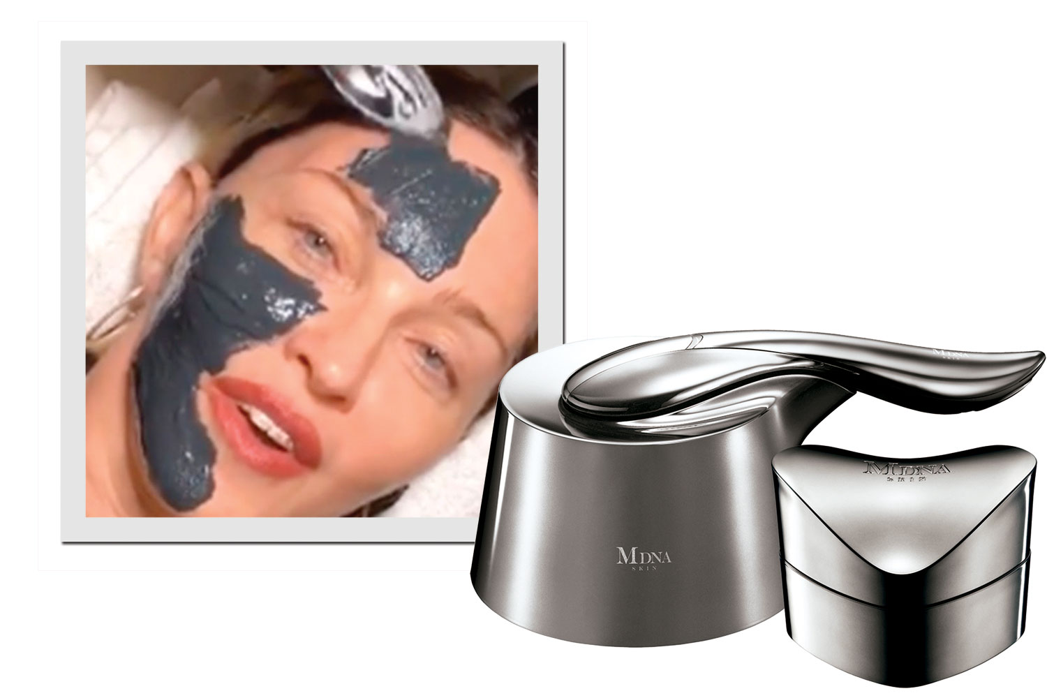 Madonna testa sua máscara facial que virou febre - Fotos: Divulgação