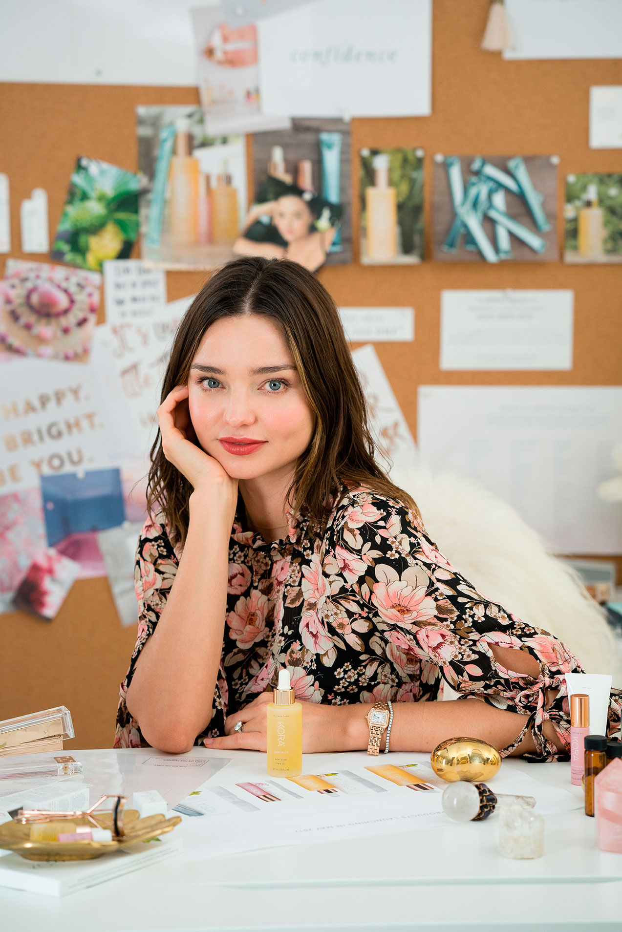 Miranda Kerr e a Kora Organics - Foto: Divulgação