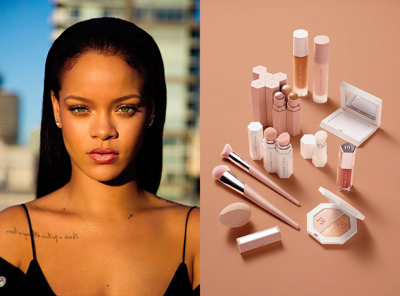 Rihanna e a Fenty Beauty - Foto: Divulgação
