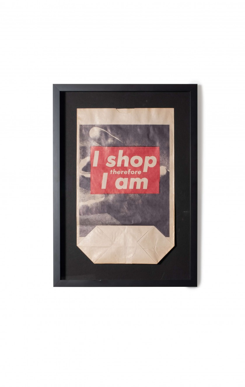 Sacola de plástico da artista Barbara Kruger - Foto: Divulgação