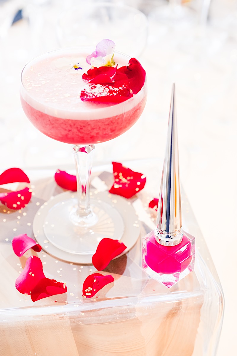 Drinque do Nail Bar Christian Louboutin - Foto:  Divulgação