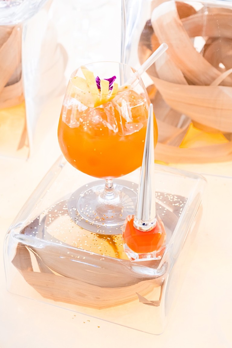 Drinque do Nail Bar Christian Louboutin - Foto:  Divulgação