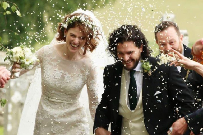 Rose Leslie e Kit Harington - Foto: Reprodução/Instagram
