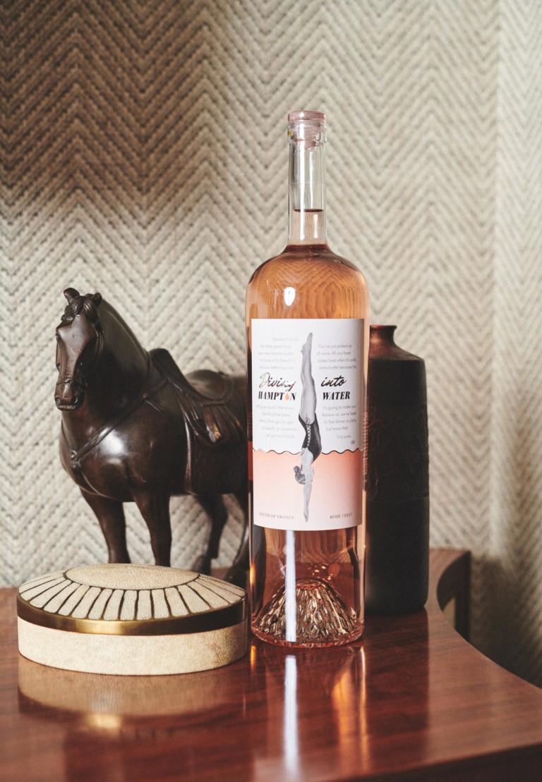 O vinho rosé "Hampton Water" - Foto: Reprodução/The New York Times
