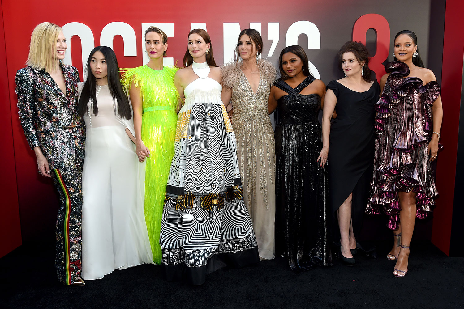 Todo elenco de "Oito Mulheres e um Segredo" - Foto: Getty Images