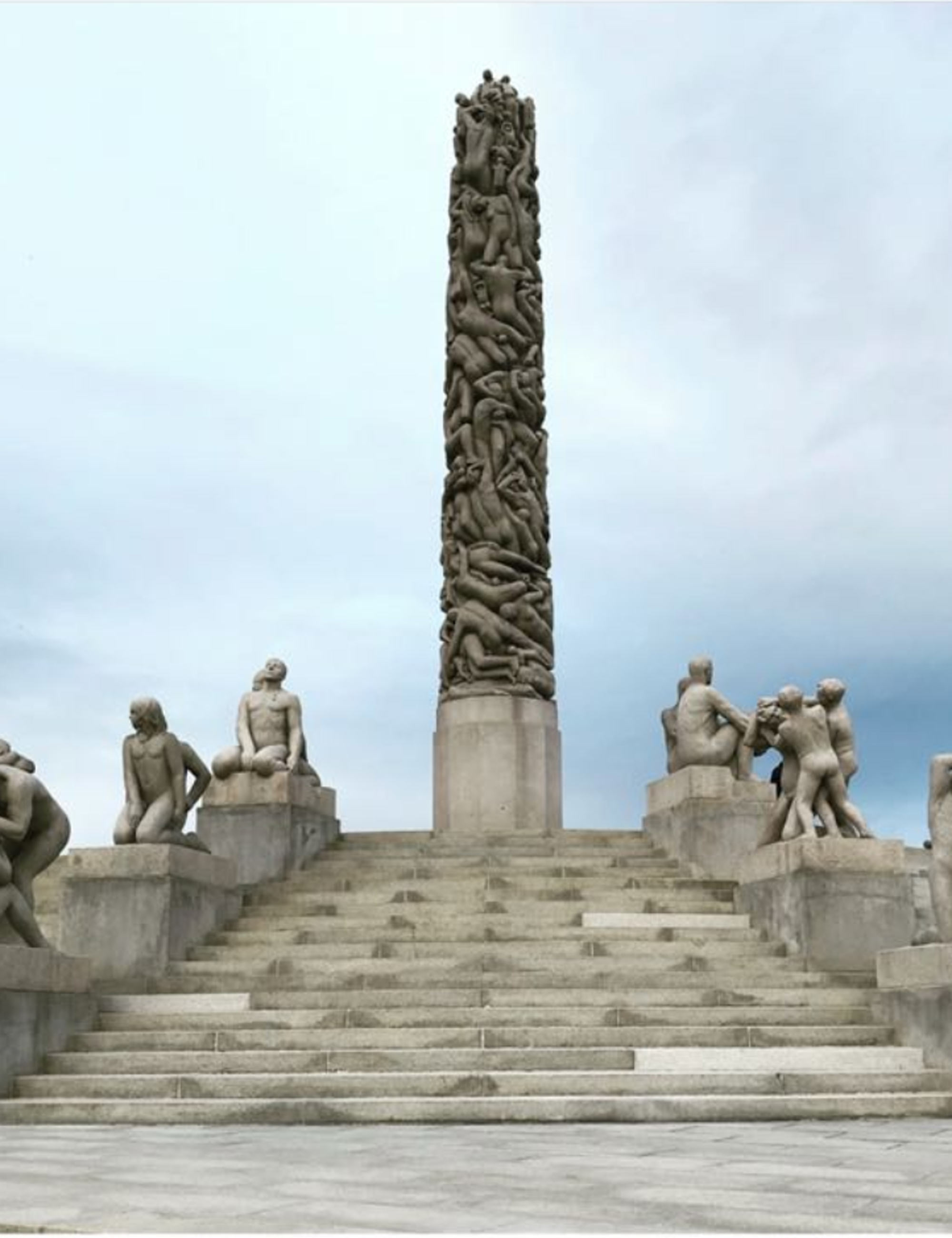 Escultura de Gustav Vigeland, conhecida como "O Ciclo da Vida" -- Foto: Reprodução/Instagra/@a.klg
