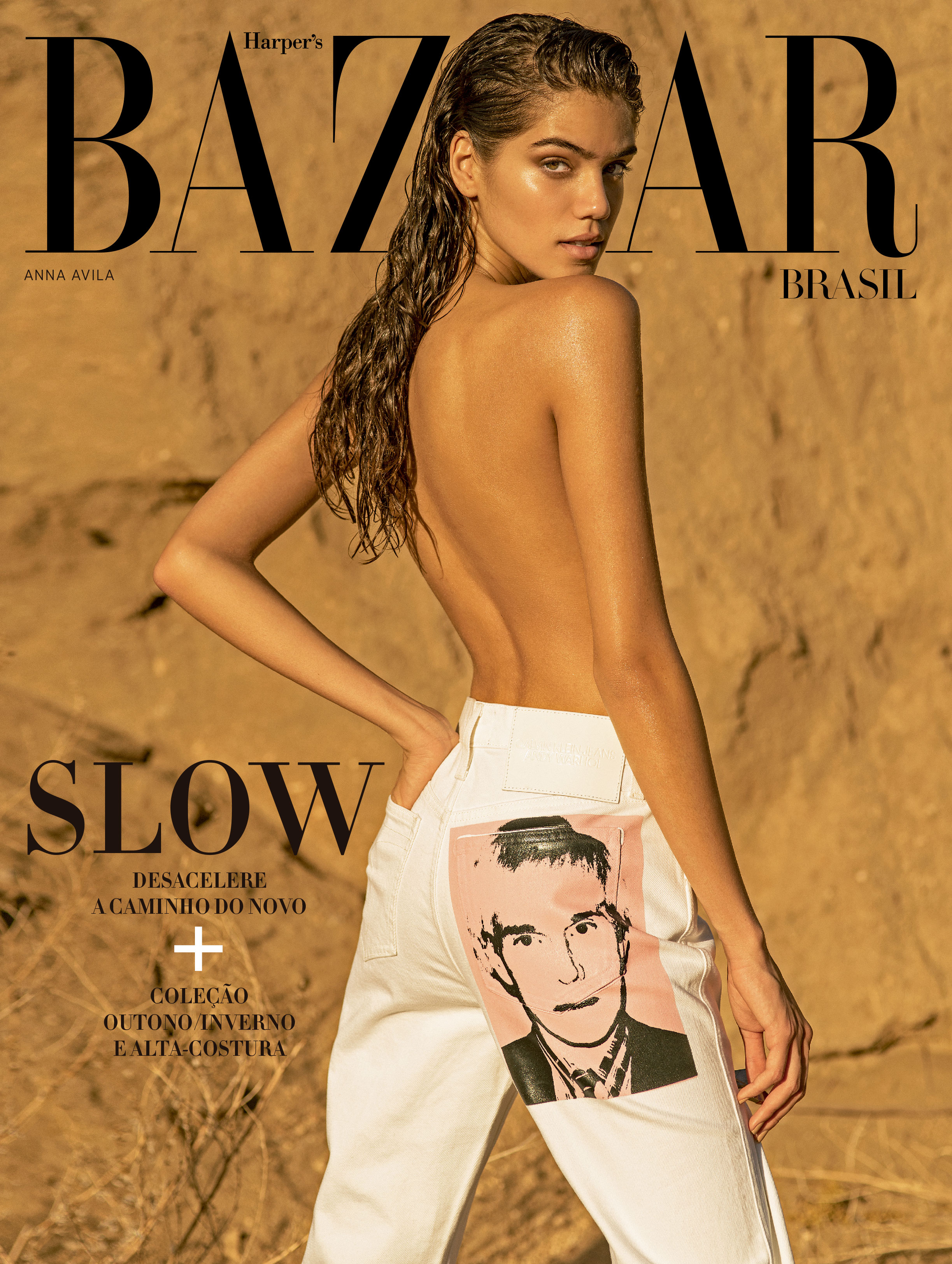 Anna Avila veste Calvin Klein - Foto: Ace Amir, com edição de moda de Filipa Bleck, styling de Brendon Alexander e beleza de Kristen Pulice