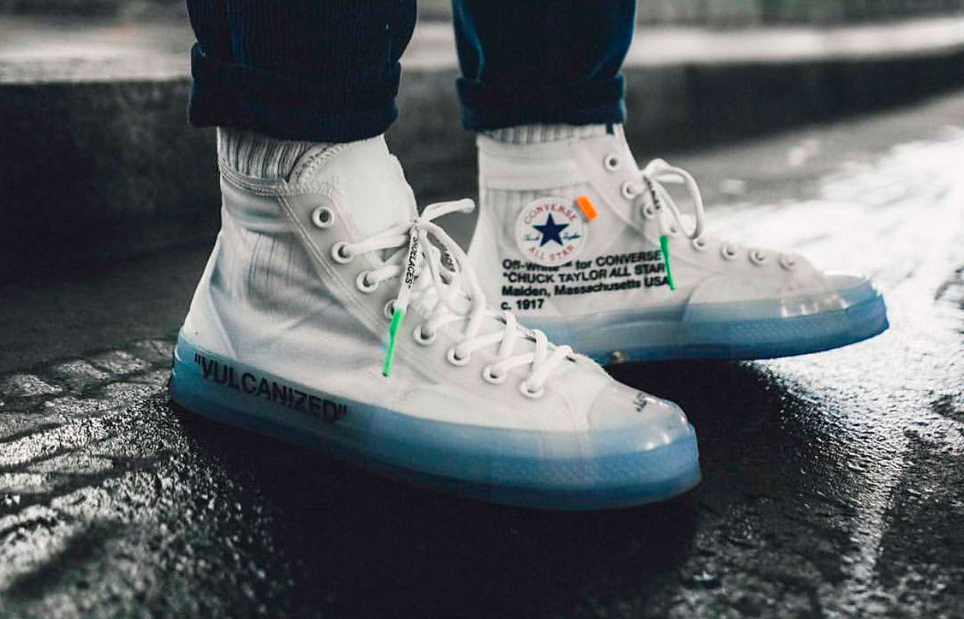 O tênis da Converse e Off-White - Foto: Divulgação