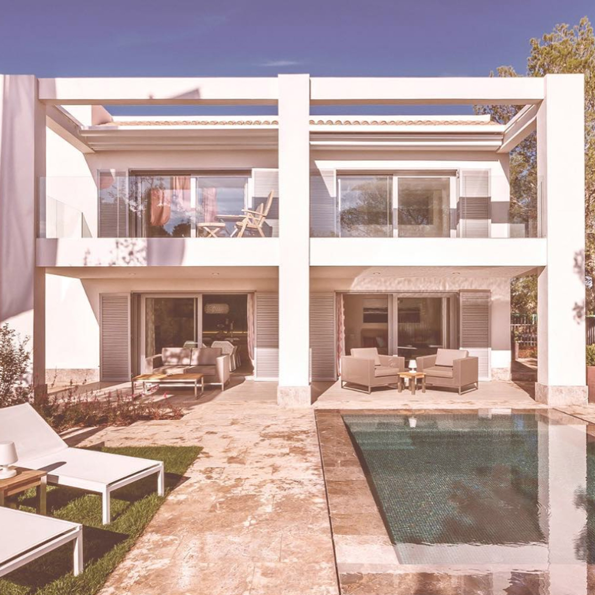 Habitações amplas e privilegiadas do 7 Pines Resort Ibiza - Foto: Reprodução/Instagram