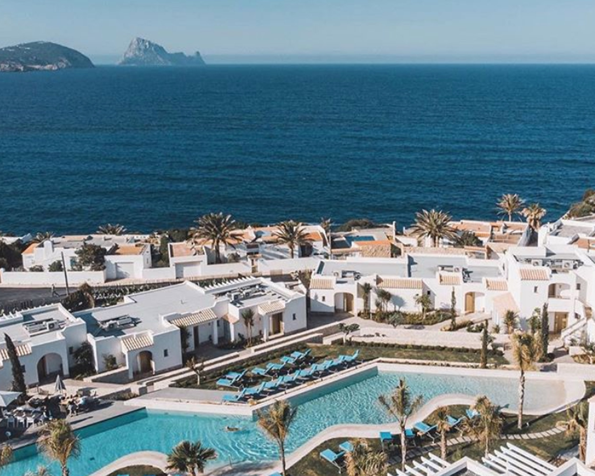 Vista do complexo do 7 Pines Resort Ibiza - Foto: Reprodução/Instagram