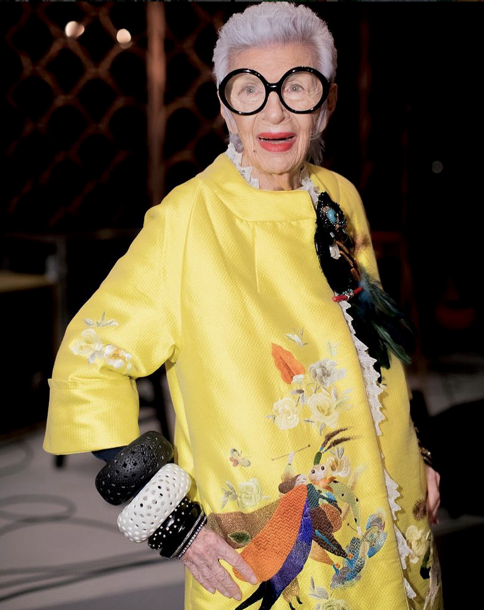 Foto: Reprodução/Instagram @iris.apfel 