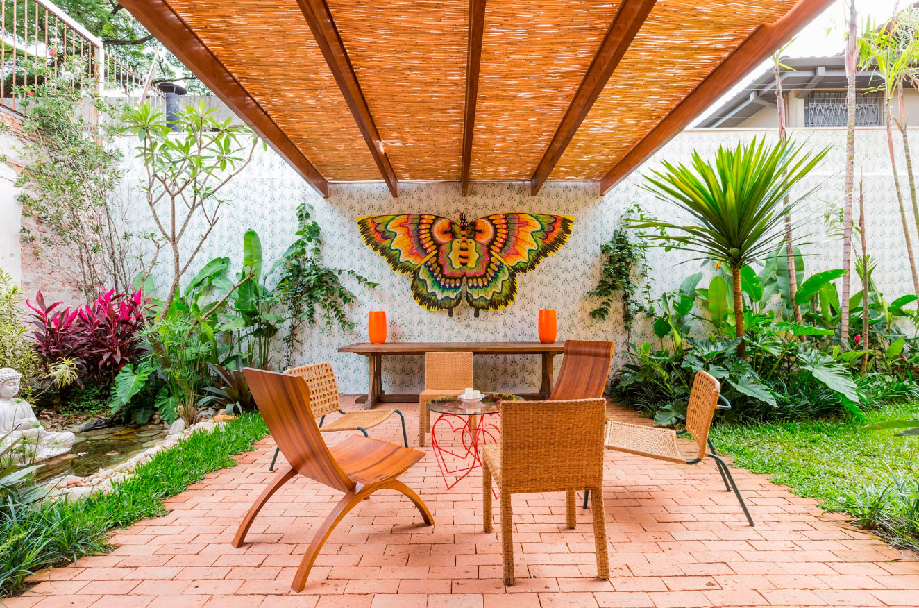 Área ao ar livre na Casa Casulo - Foto: Divulgação