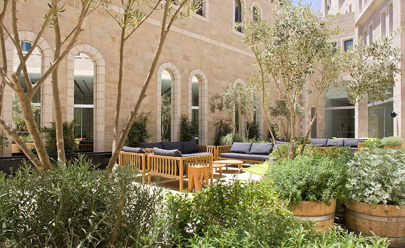 Hotel Mamilla, imponente e luxuoso em Israel.