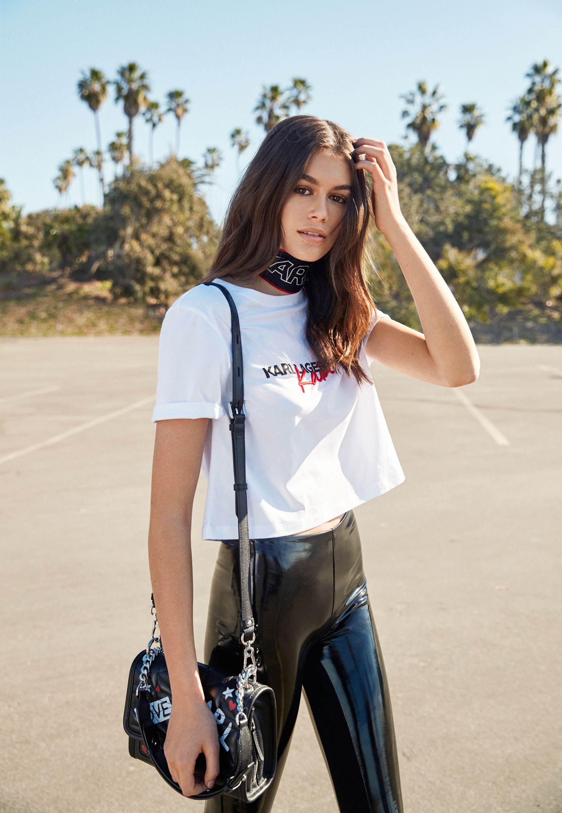 Kaia Gerber e Karl Lagerfeld - Foto: Divulgação